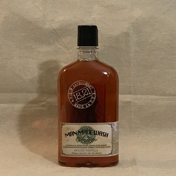 18.21 Man Made Wash – Hair & Body – Spiced Vanilla – 532ml - Made in USA - Picture 3 of 11